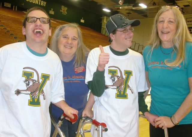 Sue Minter, Debbie Lamden, Adam Minter and Ari Lamden